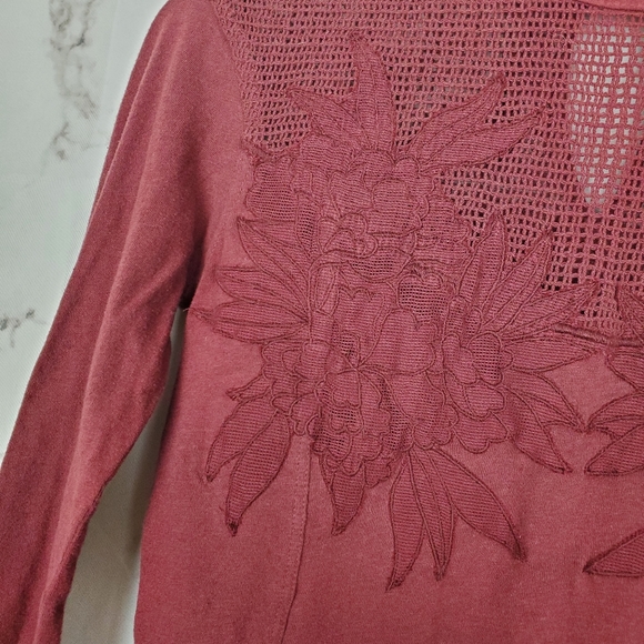 FREE PEOPLE Primrose Tee Blouse Top Floral Sienna - Picture 4 of 14